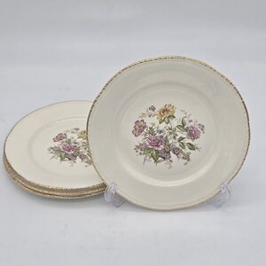 4 Vintage Cunningham & Pickett Greenbriar 7 3/8" Salad Plates